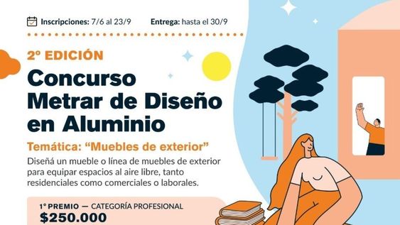 Entrega de trabajos del Concurso Metrar de Diseño en Aluminio hasta el 30 de setiembre
