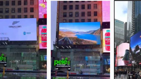 Se proyectaron imágenes de los Portones del Parque, Potrerillos y viñedos, invitando al espectador a visitar Mendoza. Gentileza: Prensa Gobierno de Mendoza.