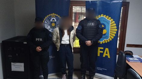 Carolina Neumann volvió a ser detenida el viernes, tras perder el beneficio de la prisión domiciliaria Gentileza Policía Federal.&nbsp;