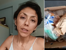 Una influencer tiró las golosinas de su hija a la basura y desató polémica Una influencer tiró las golosinas de su hija a la basura y desató polémica