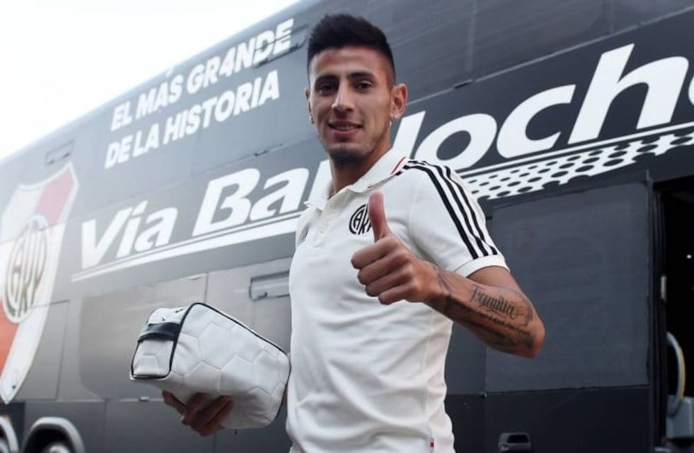 El mendocino Fabrizio Angileri, una de las figuras de River Plate. / archivo
