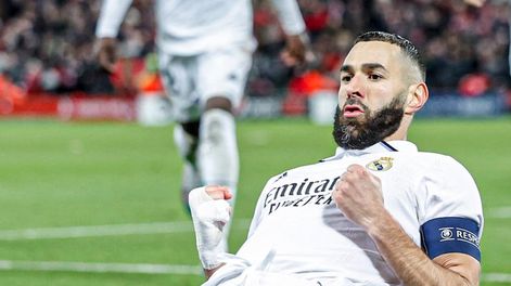 Benzema anotó el gol del triunfo del Real Madrid. / Gentileza.