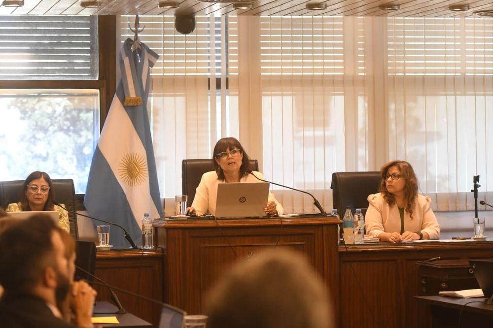 El Tribunal Oral Federal integrado por las juezas Gretel Diamante, Eliana Ratt&aacute; Rivas y Carolina Pereira.&nbsp;