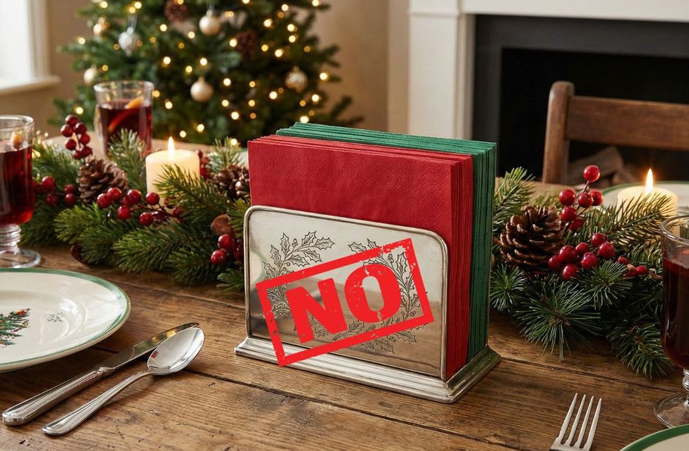 Ni servilleteros metálicos ni platos con brillo en Navidad la nueva tendencia del 2025 más práctica y elegante