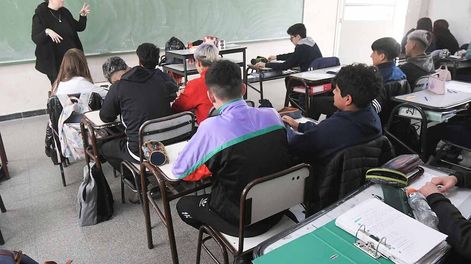 Los Andes | Gracias a la inteligencia artificial se evitó el abandono escolar de 4.500 estudiantes secundarios en Mendoza. Foto: José Gutierrez / Los Andes