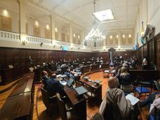 La Cámara de Senadores dio sanción definitiva a la explotación de la DIA de PSJ Cobre Mendocino. Foto: Ramiro Gómez.