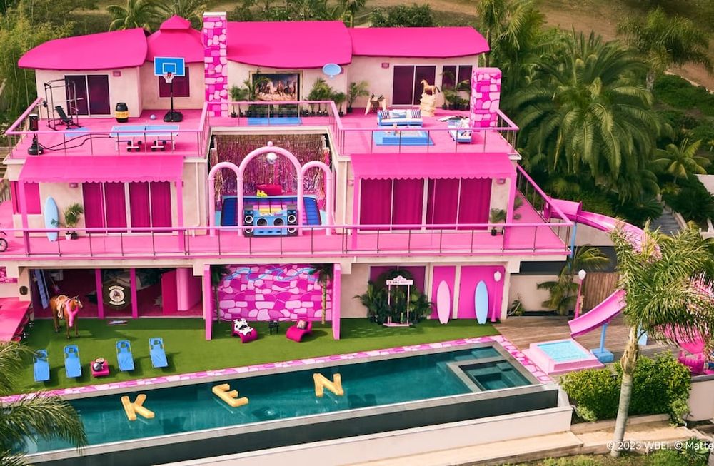Así se ve la Casa de Barbie. / Twitter