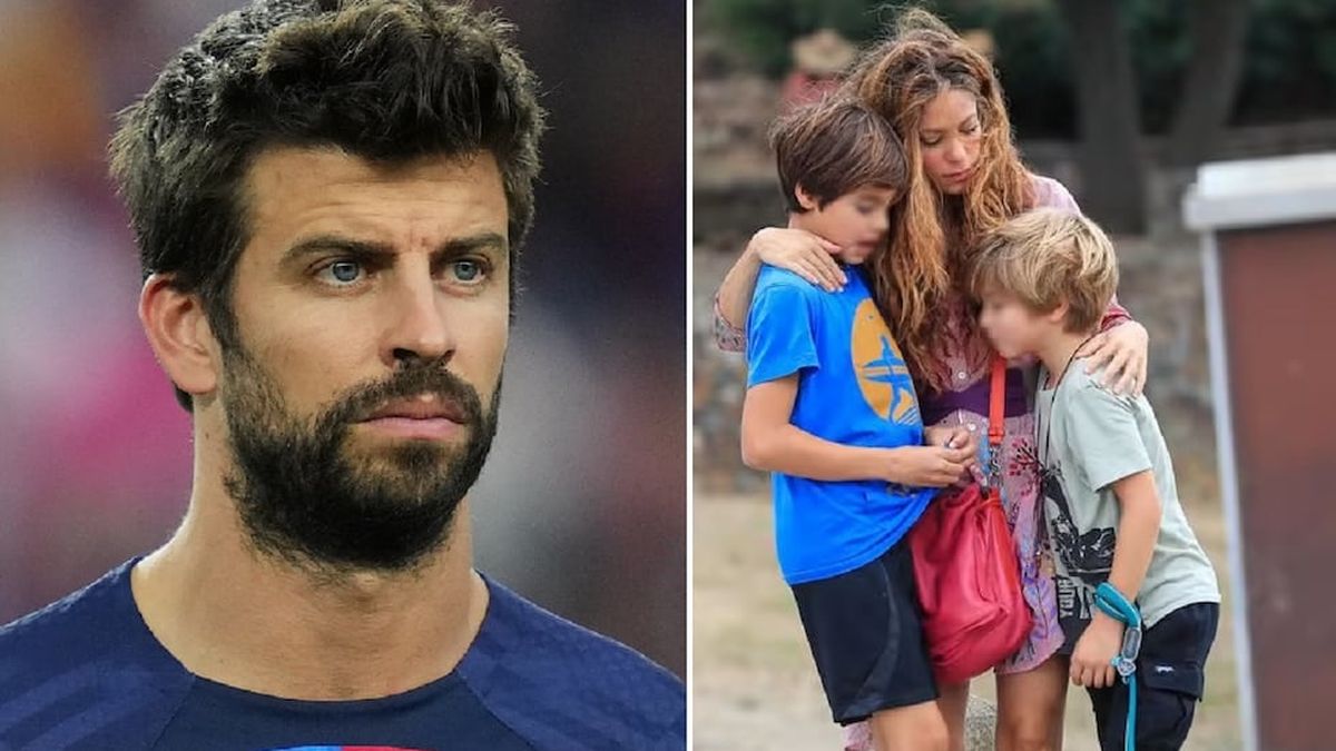 El ultimátum de Piqué: quiere alejar a Shakira de sus hijos Milan y Sasha