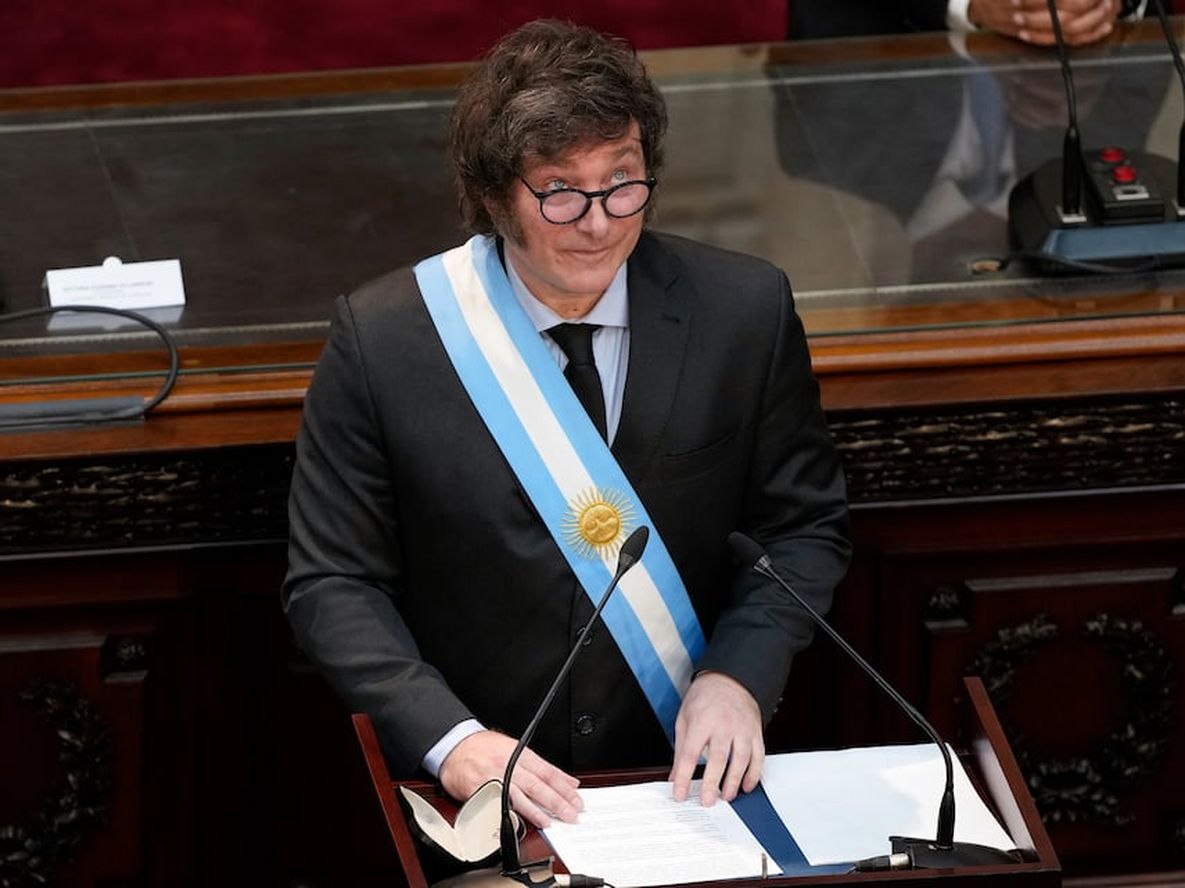 El presidente Javier Milei