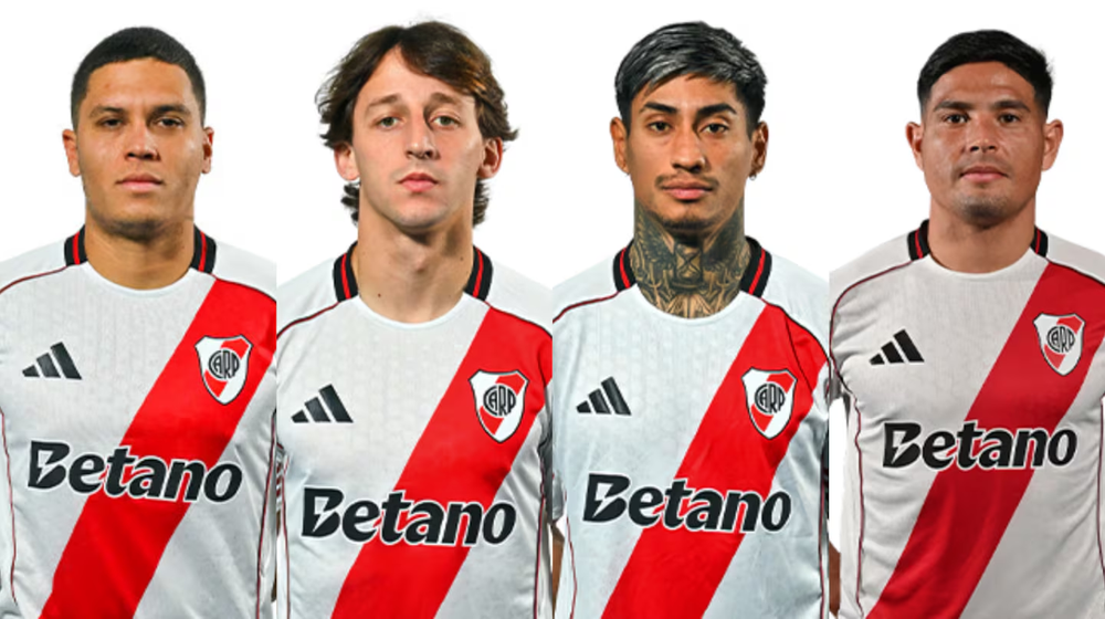 Los refuerzos que trajo River para la Copa Libertadores. (Foto: gentileza cariverplate.com.ar).