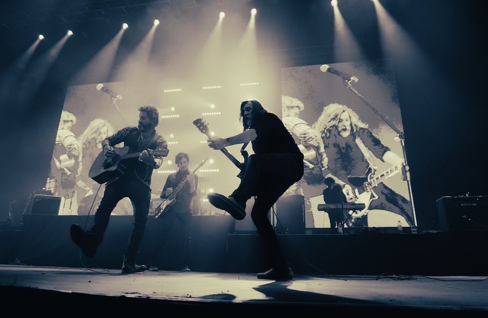 Los Caballeros de La Quema en Mendoza se presentaron en el Arena Maipú festejando los 25 años del disco La Paciencia de la Araña / Ph: Juane Grilli