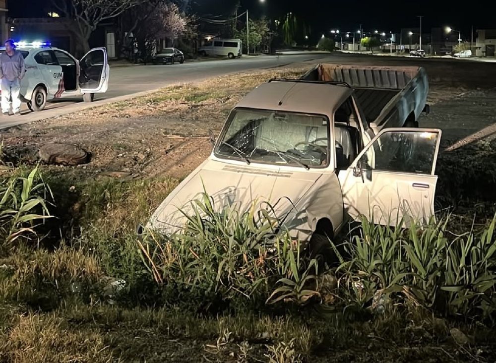 Choque de un conductor ebrio en Las Heras