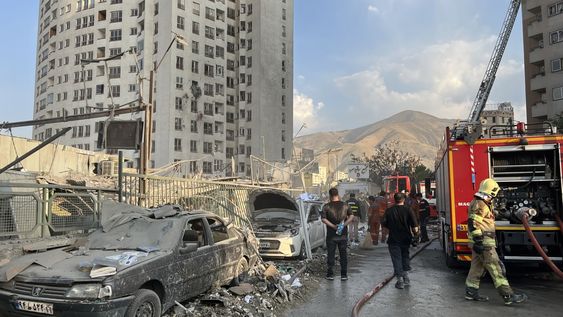 Destrozos en Teherán (Irán) tras el ataque de Israel&nbsp;