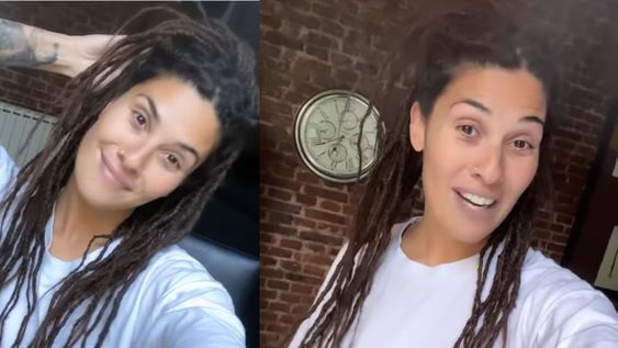 La modelo dejó atrás su característica melena lacia.