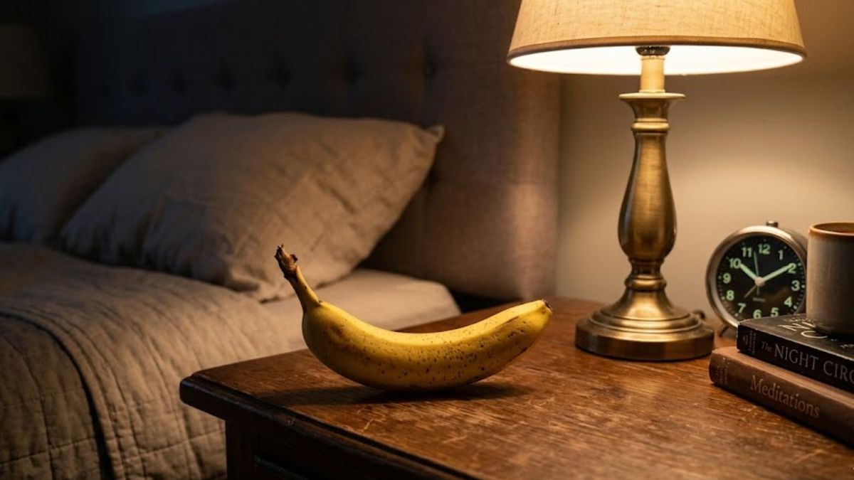 Un efecto positivo: esto le sucede al cuerpo cuando comés una banana antes de acostarte