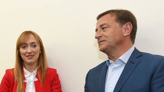 Es la segunda vez que Anabel Fernández Sagasti y Rodolfo Suárez se reunirán por Portezuelo del Viento. La anterior fue el 12 de junio de 2020 con el resto de los legisladores nacionales por Mendoza. Foto: José Gutiérrez