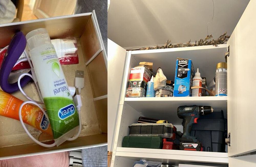 La inquilina se encontró con suciedad de varios días, insectos vivos, elementos usados y “hasta consoladores en la casa”.Foto: X, antes conocido como Twitter.