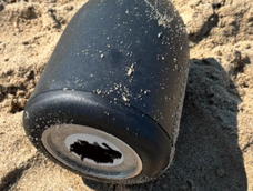 Encontró los restos de un hombre caminando en la playa.&nbsp;