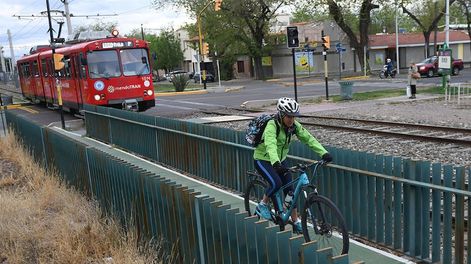 Los Andes | La obra incluye en total 110 kilómetros, pertenecientes a la Red de Ciclovías del Área Metropolitana. Foto: José Gutierrez / Archivo Los Andes