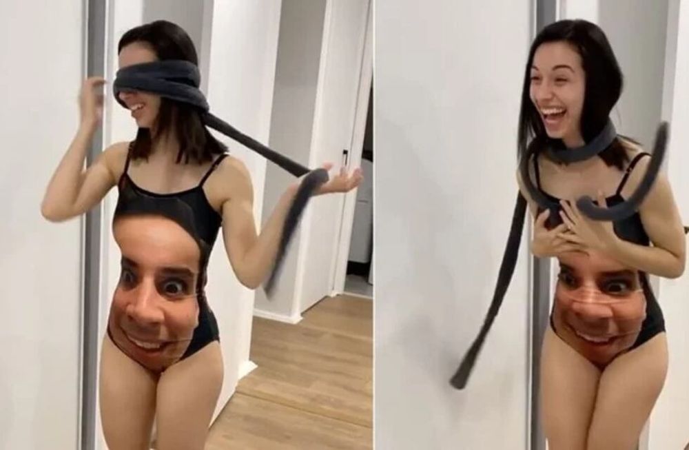 La rección de ella al ver el regalo de su novio