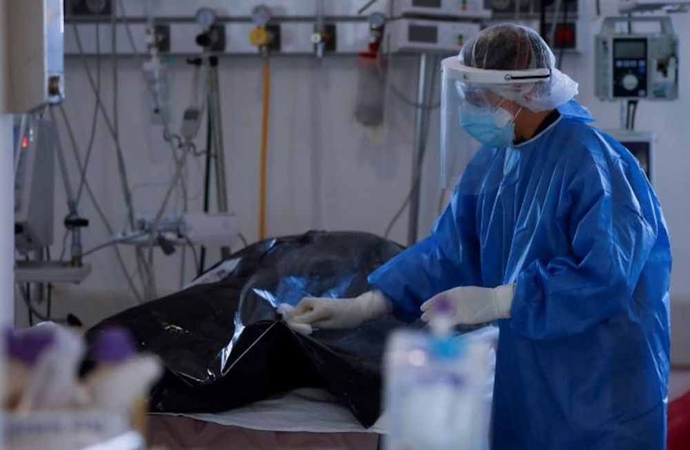 Fallecido por coronavirus (AP Photo/Natacha Pisarenko)