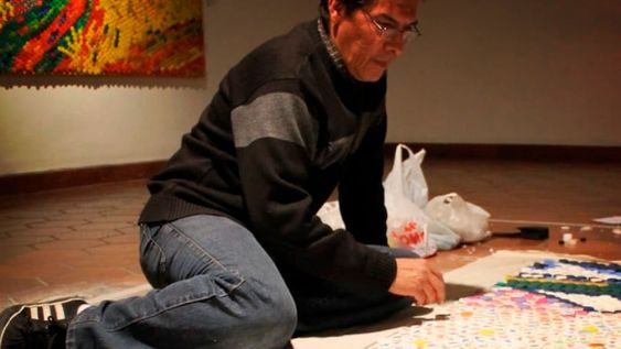 El artista Egar Murillo recibió el Premio Nacional a la Trayectoria Artística