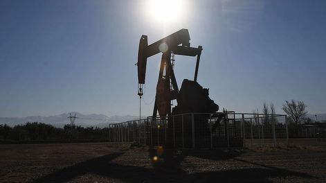 Bomba de varilla conocida como guanaco, unidad de bombeo para extraer petróleo.Foto: José Gutiérrez