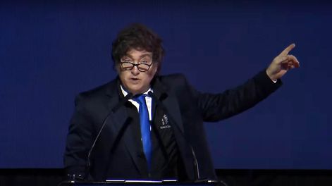 Milei celebró que La Libertad Avanza ahora es la primera minoría en Diputados. (archivo)