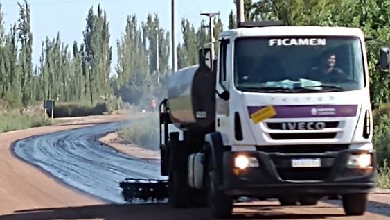 Vialidad Mendoza comenzó obras en importantes calles de San Rafael y en el desvío de carga pesada