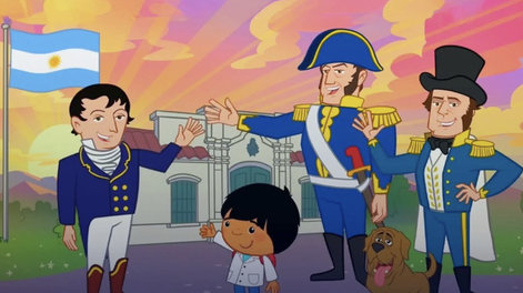 Zamba, el dibujo animado del canal Paka Paka.