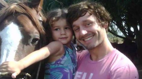 Benjamín Vicuña y hija Blanca