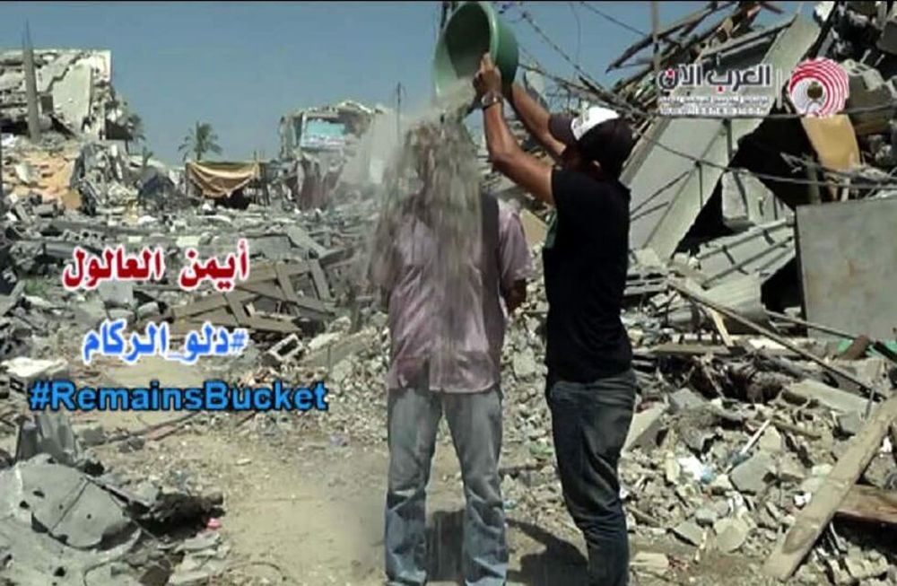 “El desafío del balde de escombros”, un reto para concientizar sobre el conflicto en Gaza