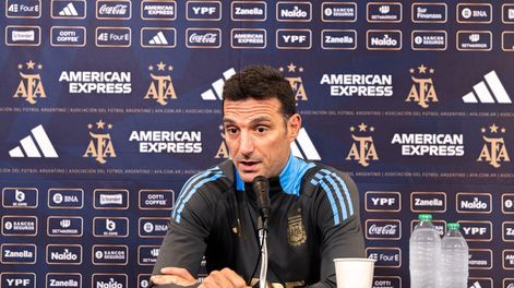 Los Andes | Scaloni, preocupado por el clima en Estados Unidos, donde entrena la Selección. /Foto: AFA
