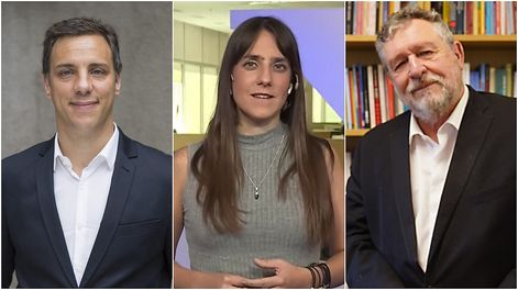 Juan Germano, Sofía Diamante, y&nbsp;Miguel Wiñazki, speakers del evento de fin de año de diario Los Andes que se hará este jueves a las 17.&nbsp;