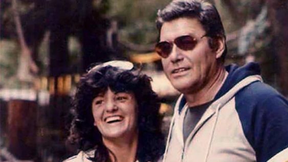 Guy Williams y su gran amor, la argentina Araceli Lisazo (Foto archivo Infobae)