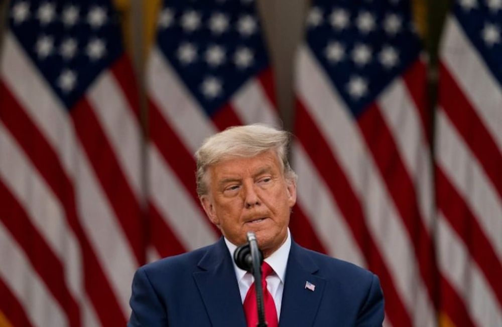 El presidente Donald Trump se comunicó con el gobernador de Georgia y según trascendió lo habría presionado para que anule los resultados a favor de Joe Biden. - (AP)