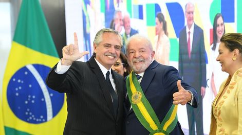 Los Andes | Alberto Fernández en la asunción de Lula