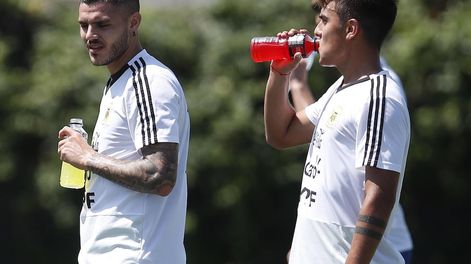 Armani, Dybala e Icardi, para enfrentar mañana a Colombia