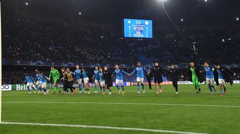 ¡Histórico! Napoli eliminó a Eintracht Frankfurt y se metió por primera vez en cuartos de la Champions League. / Gentileza.