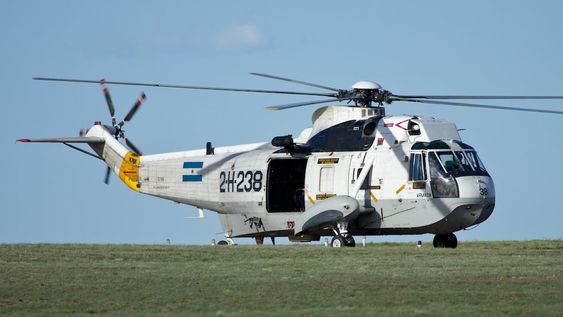 Se trata de una de las nuevas aeronaves recientemente incorporadas, que se encuentran operando desde el rompehielos ARA Almirante Irízar - Gobierno