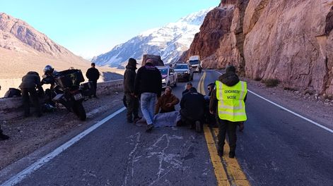 Accidente en Alta Montaña este miércoles 18 de junio.