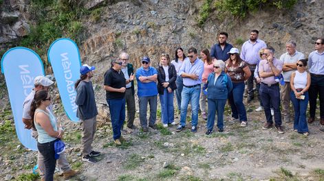 Tormentas y crecidas: Irrigación inauguró una obra clave en Potrerillos