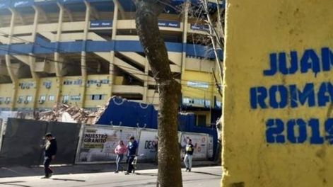 Pintadas y apoyo a Riquelme para Presidente de Boca 2019