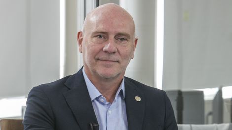 Dalmiro Garay, presidente de la Suprema Corte de Justicia estuvo En La Cima.