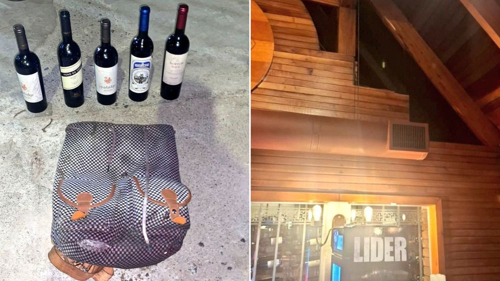 El ladrón intentó robarse 7 vinos. 