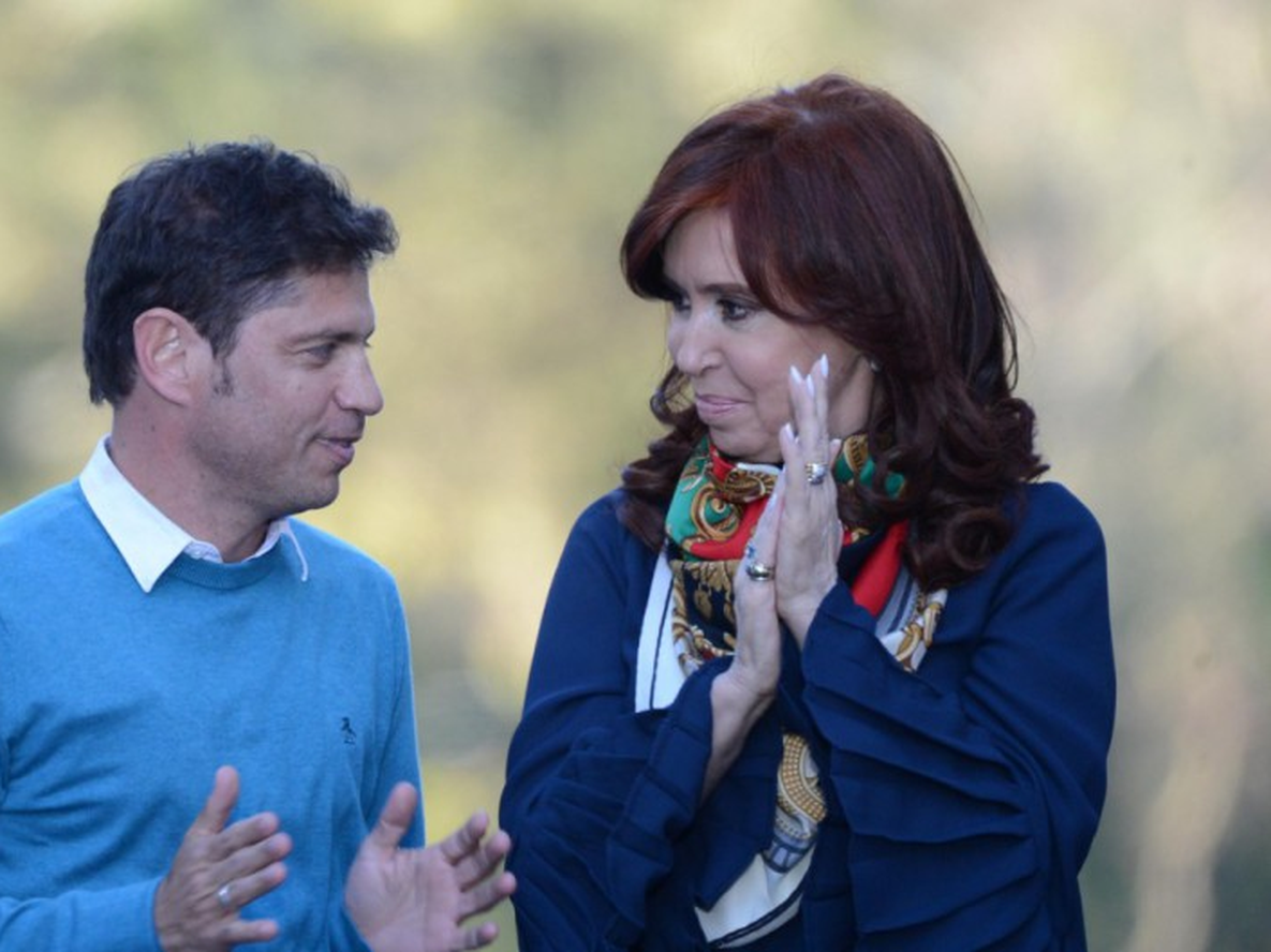 Axel Kicillof y Cristina Kirchner.