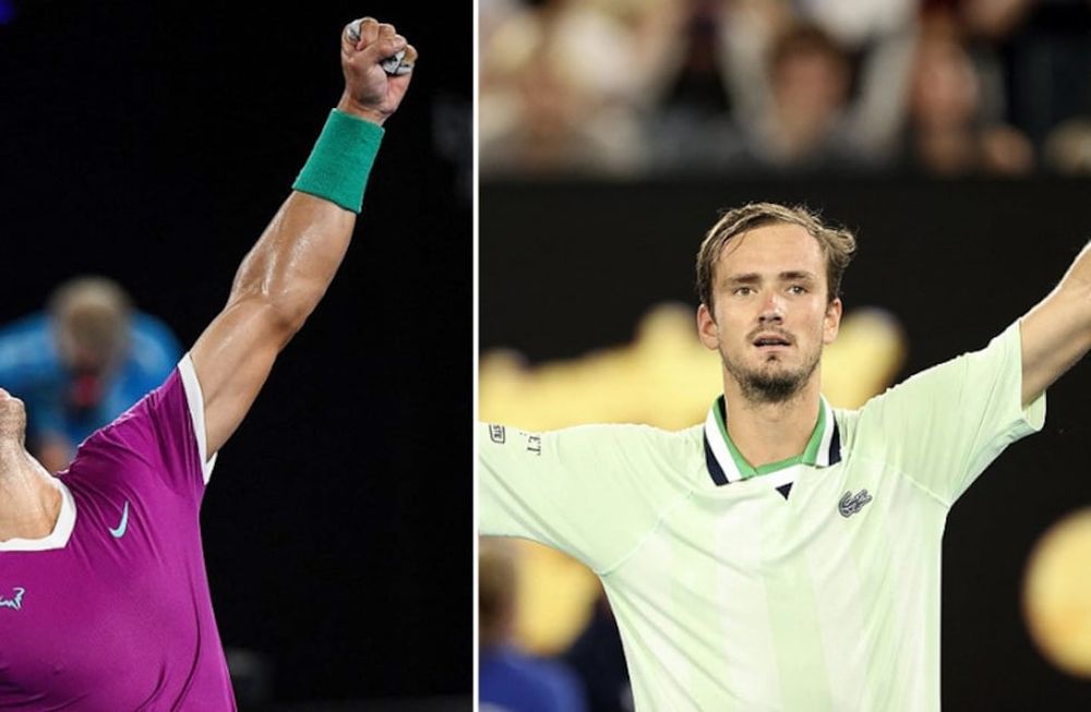 El español se impuso ante el italiano Matteo Berrettini por 6-3, 6-2, 3-6 y 6-3. Por su parte, el ruso derrotó al griego Stefanos Tsitsipas 7-6 (5), 4-6, 6-4, 6-1.