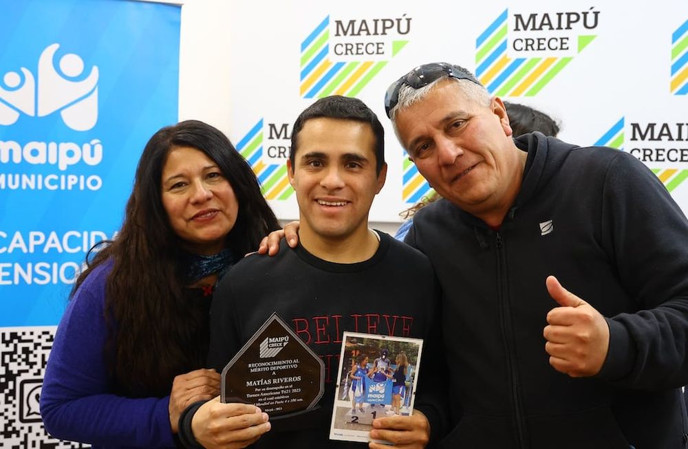 Maipú reconoció a Matías Riveros, un laureado deportista