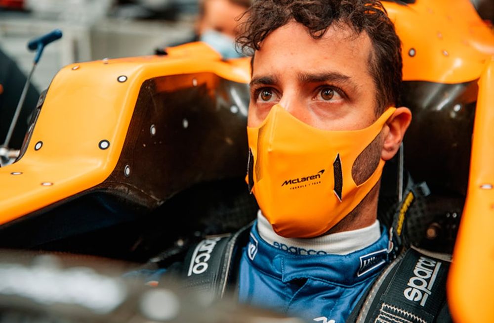 Daniel Ricciardo probó la butaca de McLaren