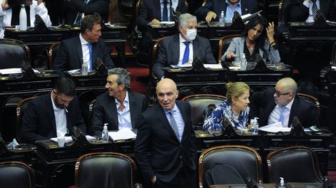 Sesión en el Congreso de la nación para tratar la deuda con el FMI .EspertFoto Federico Lopez Claro
